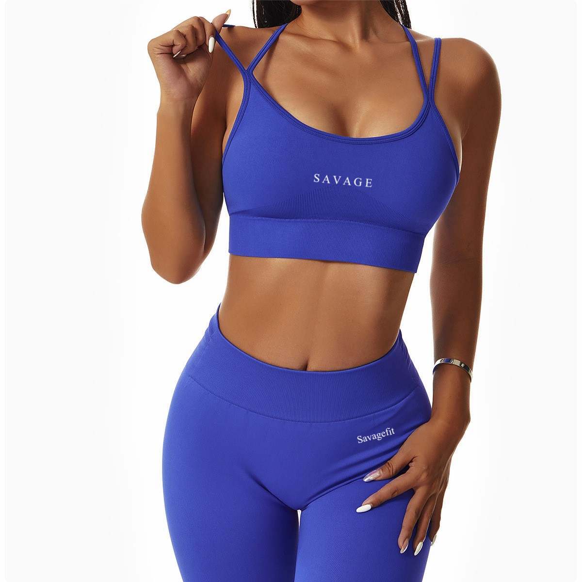 Savage-Full Blue top and bottom set.